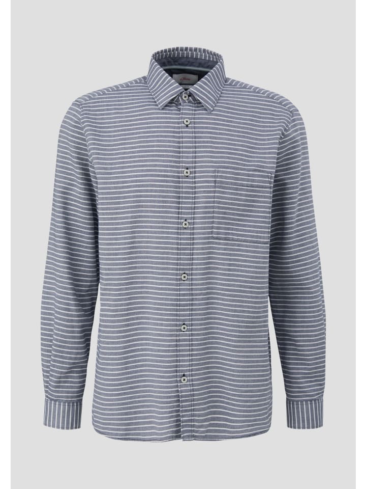 Рубашка 58G6_глубокого синего цвета s.Oliver
Рубашка 58G6_глубокого синего цвета s.Oliver