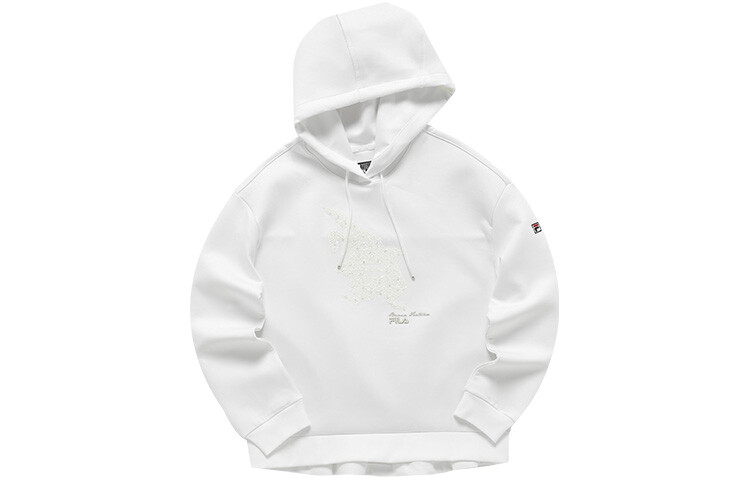 Толстовка женская белая Fila 
Толстовка женская белая Fila