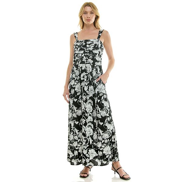 Женское плиссированное платье макси Luxology, Black Ivory
Женское плиссированное платье макси Luxology, Black Ivory