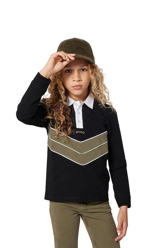 Детский лонгслив Hugo, черный
Детский лонгслив Hugo, черный
