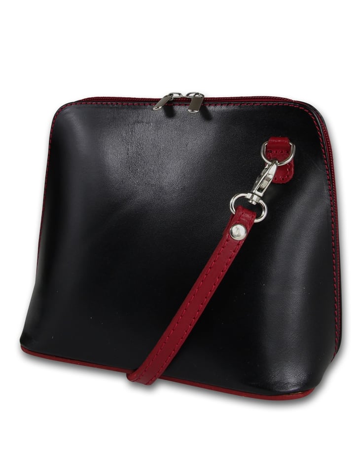 Кожаная сумка через плечо Toscanto, черно-красная, примерно 17 см Toscanto
Кожаная сумка через плечо Toscanto, черно-красная, примерно 17 см Toscanto