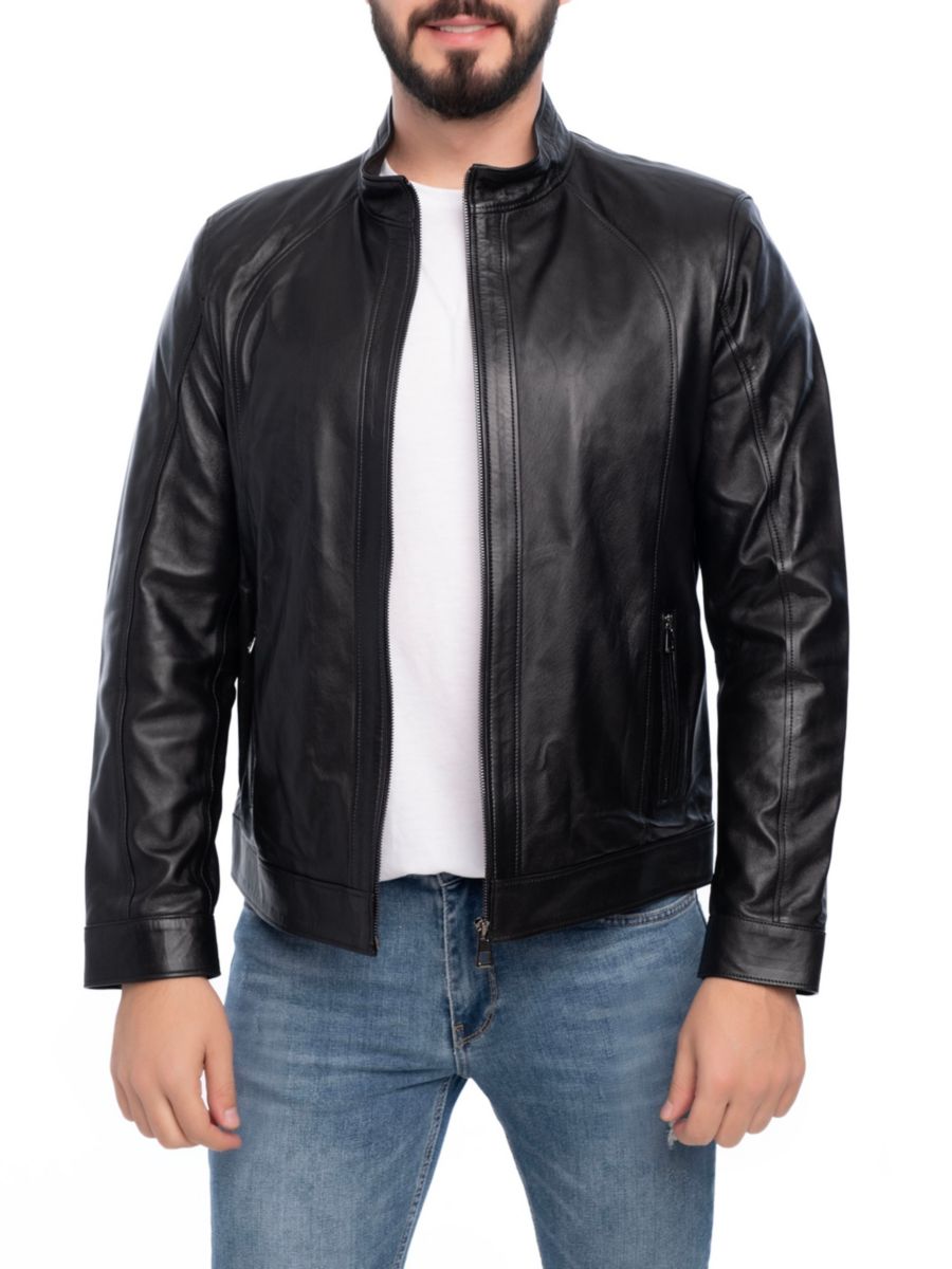 Кожаная куртка с воротником-стойкой Vellapais, черный
Кожаная куртка с воротником-стойкой Vellapais, черный