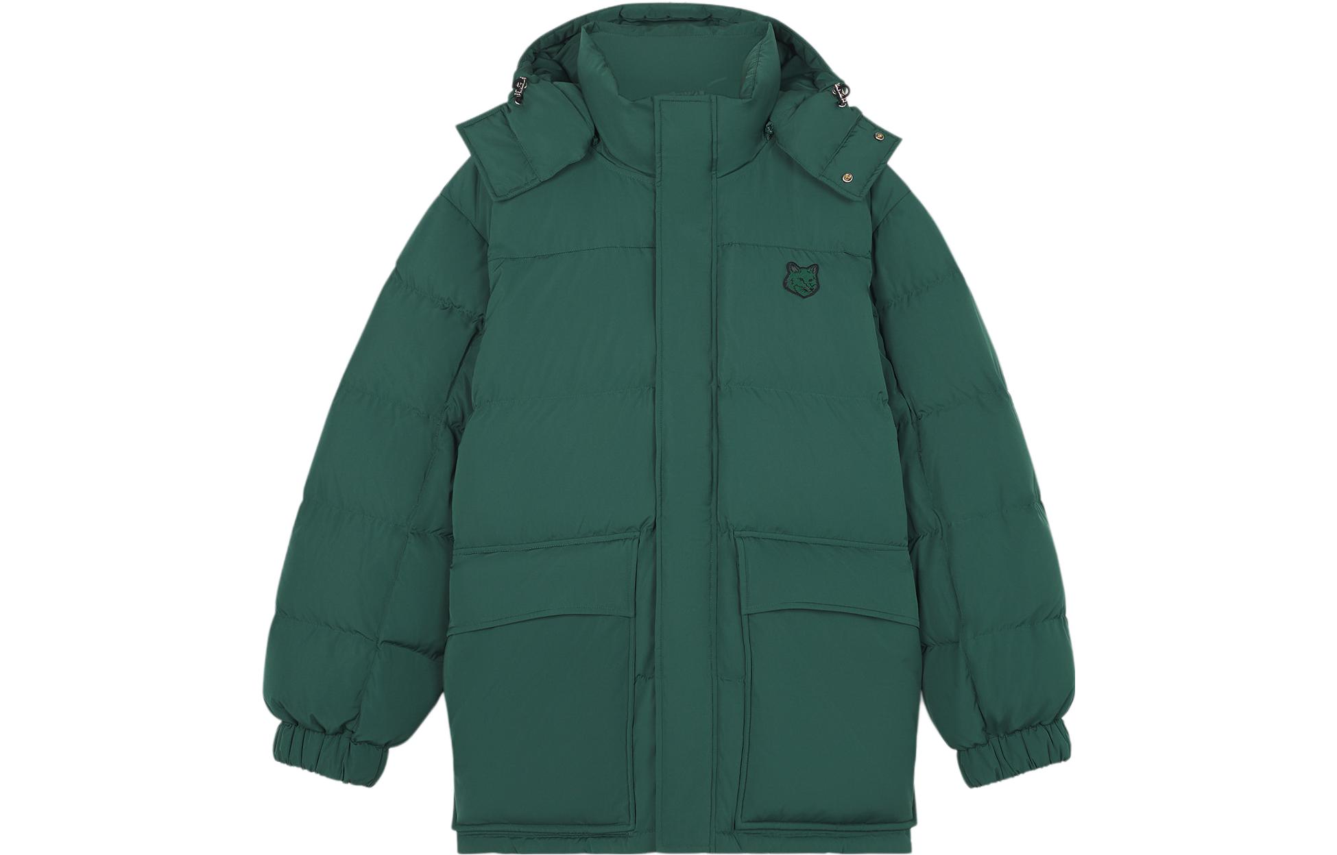 Куртка утепленная с капюшоном Fox-patch Maison Kitsune, bottle зеленый
Куртка утепленная с капюшоном Fox-patch Maison Kitsune, bottle зеленый