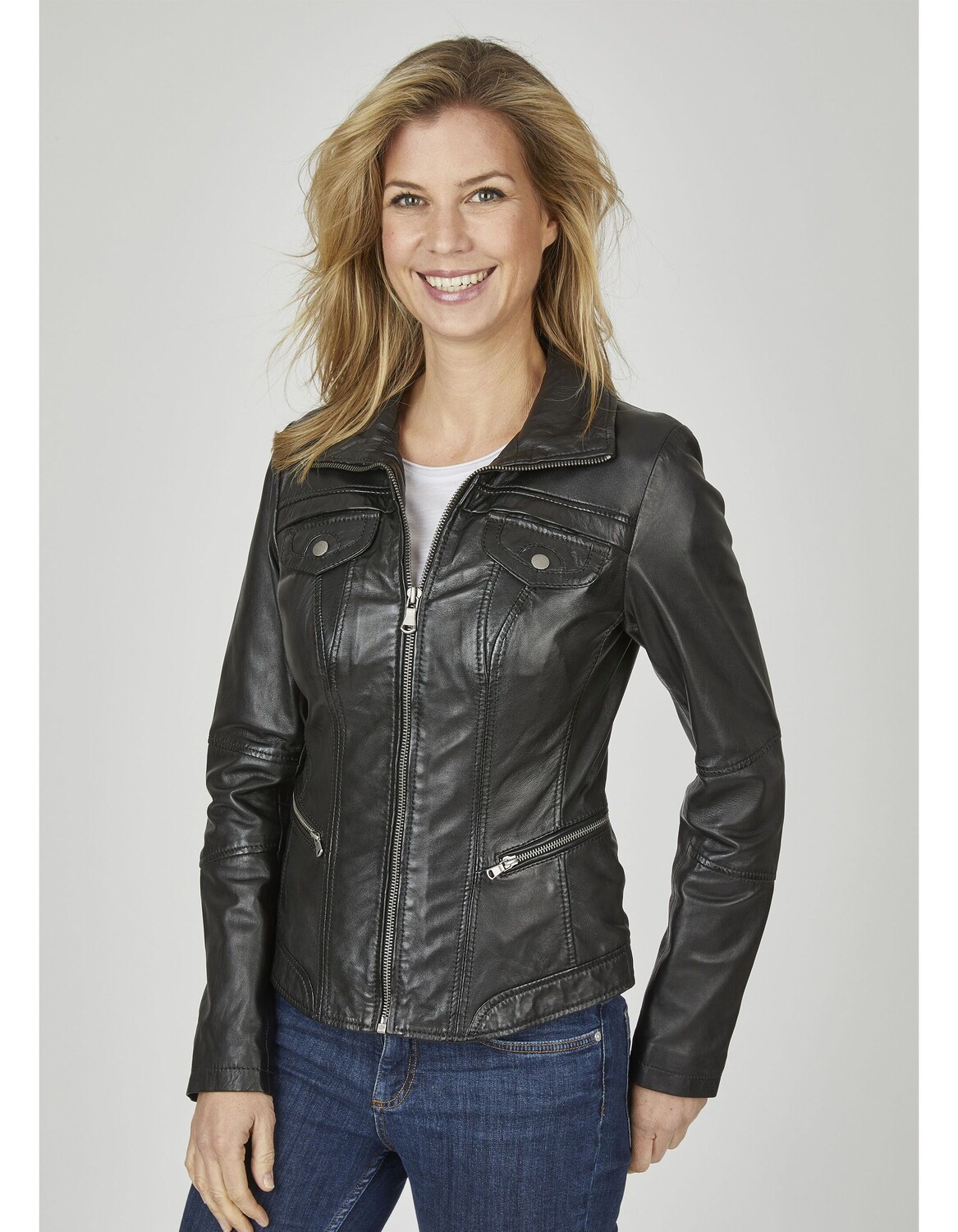 Кожаная куртка 7eleven Ramona, черный
Кожаная куртка 7eleven Ramona, черный