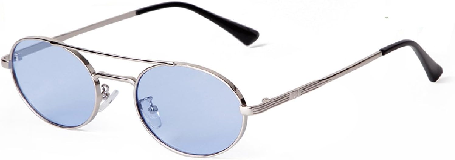 Винтажные ретро-солнцезащитные очки в стиле стимпанк овальной формы для женщин, защита от УФ-излучения UV400, черные металлические, маленькие солнцезащитные очки для женщин и мужчин WNCKSQ, C1
Винтажные ретро-солнцезащитные очки в стиле стимпанк овальной формы для женщин, защита от УФ-излучения UV400, черные металлические, маленькие солнцезащитные очки для женщин и мужчин WNCKSQ, C1