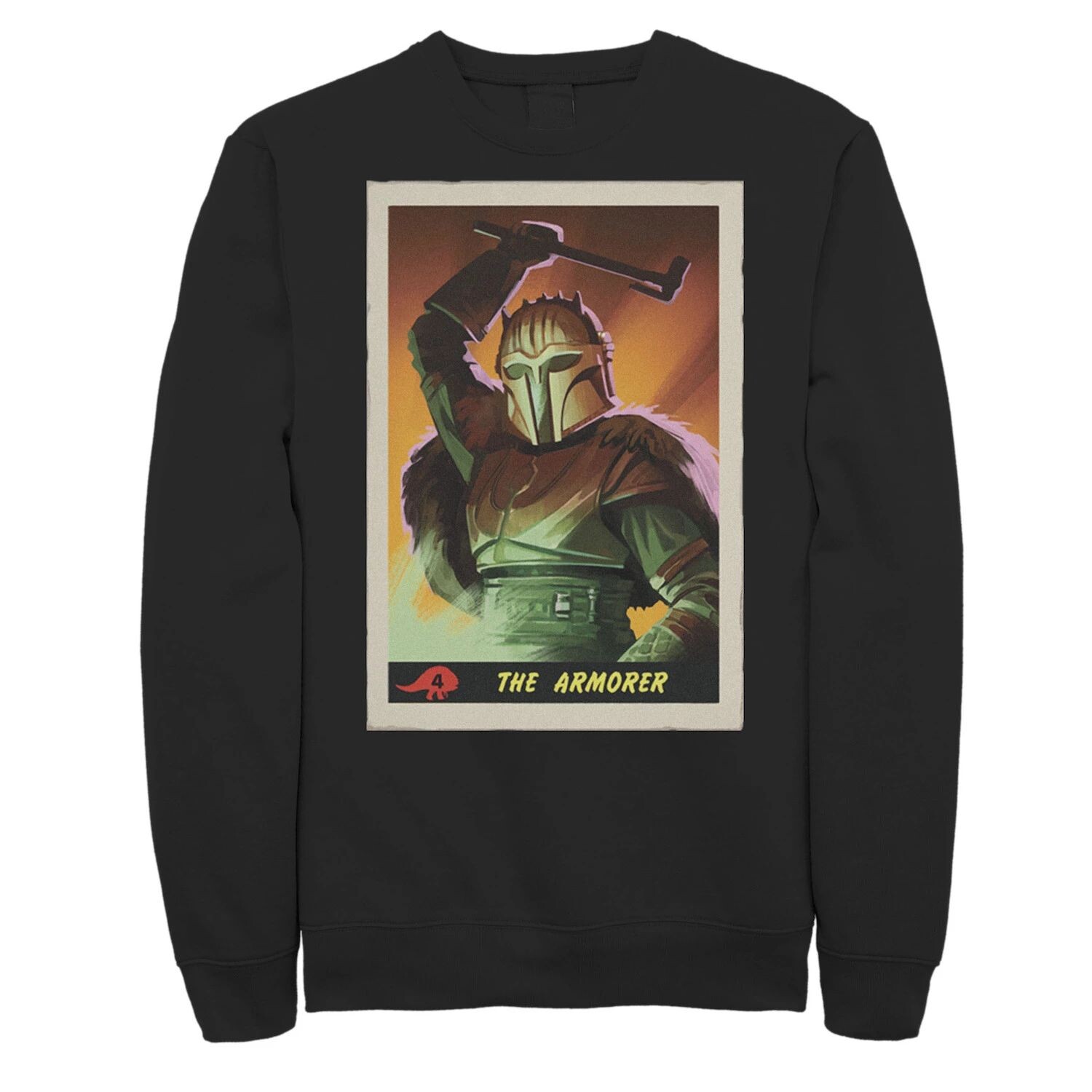 Мужской свитшот с картой Star Wars The Mandalorian The Armorer Card Licensed Character 
Мужской свитшот с картой Star Wars The Mandalorian The Armorer Card Licensed Character