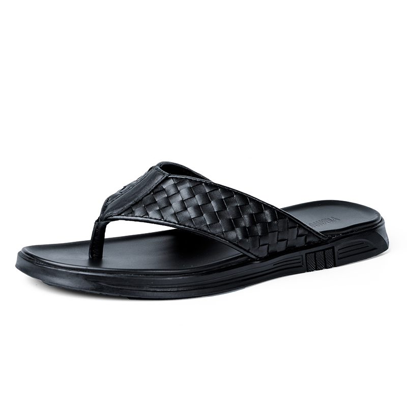 Eminu Мужские черные шлепанцы с резиновой подошвой, устойчивые к истиранию
Eminu Мужские черные шлепанцы с резиновой подошвой, устойчивые к истиранию