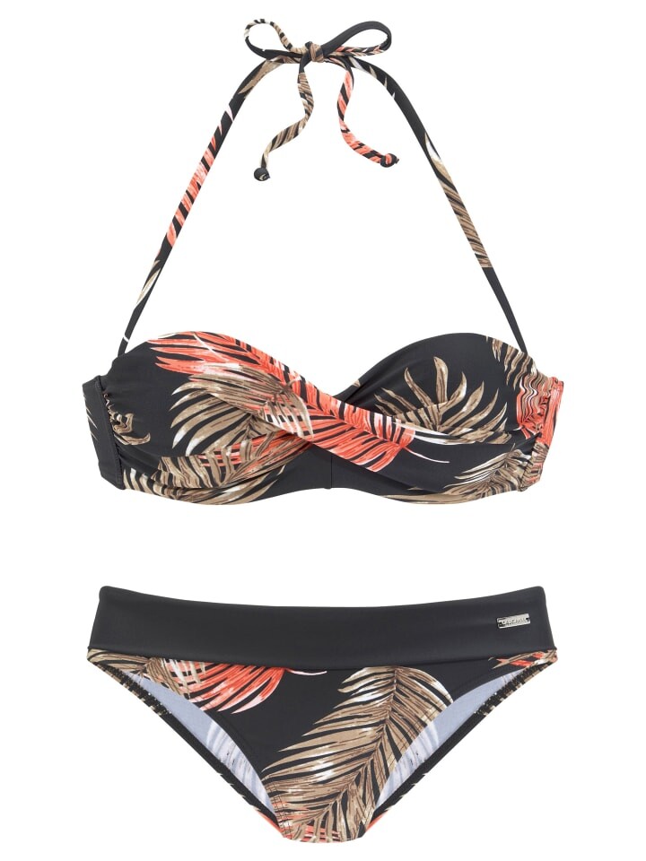 Комплект бикини LASCANA, цвет schwarz-bedruckt
Комплект бикини LASCANA, цвет schwarz-bedruckt