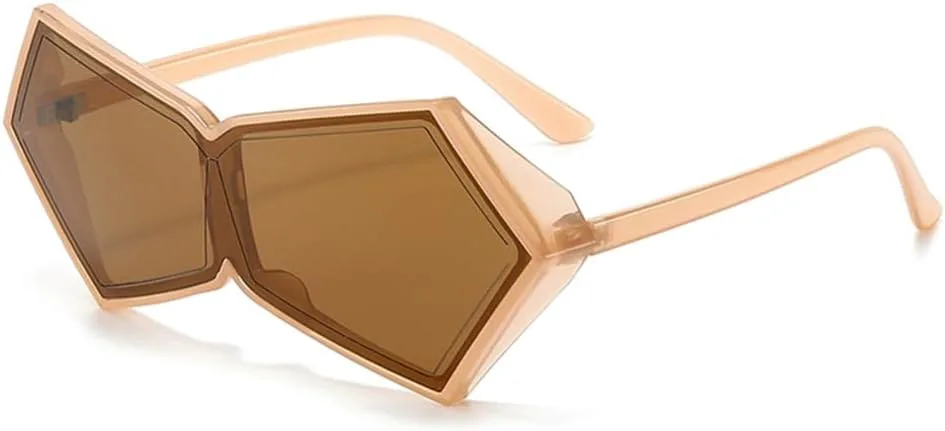 Солнцезащитные очки многоугольной формы для женщин, солнцезащитные очки неправильной формы для мужчин, большие цельные солнцезащитные очки UV400 HDUBFY, 4
Солнцезащитные очки многоугольной формы для женщин, солнцезащитные очки неправильной формы для мужчин, большие цельные солнцезащитные очки UV400 HDUBFY, 4