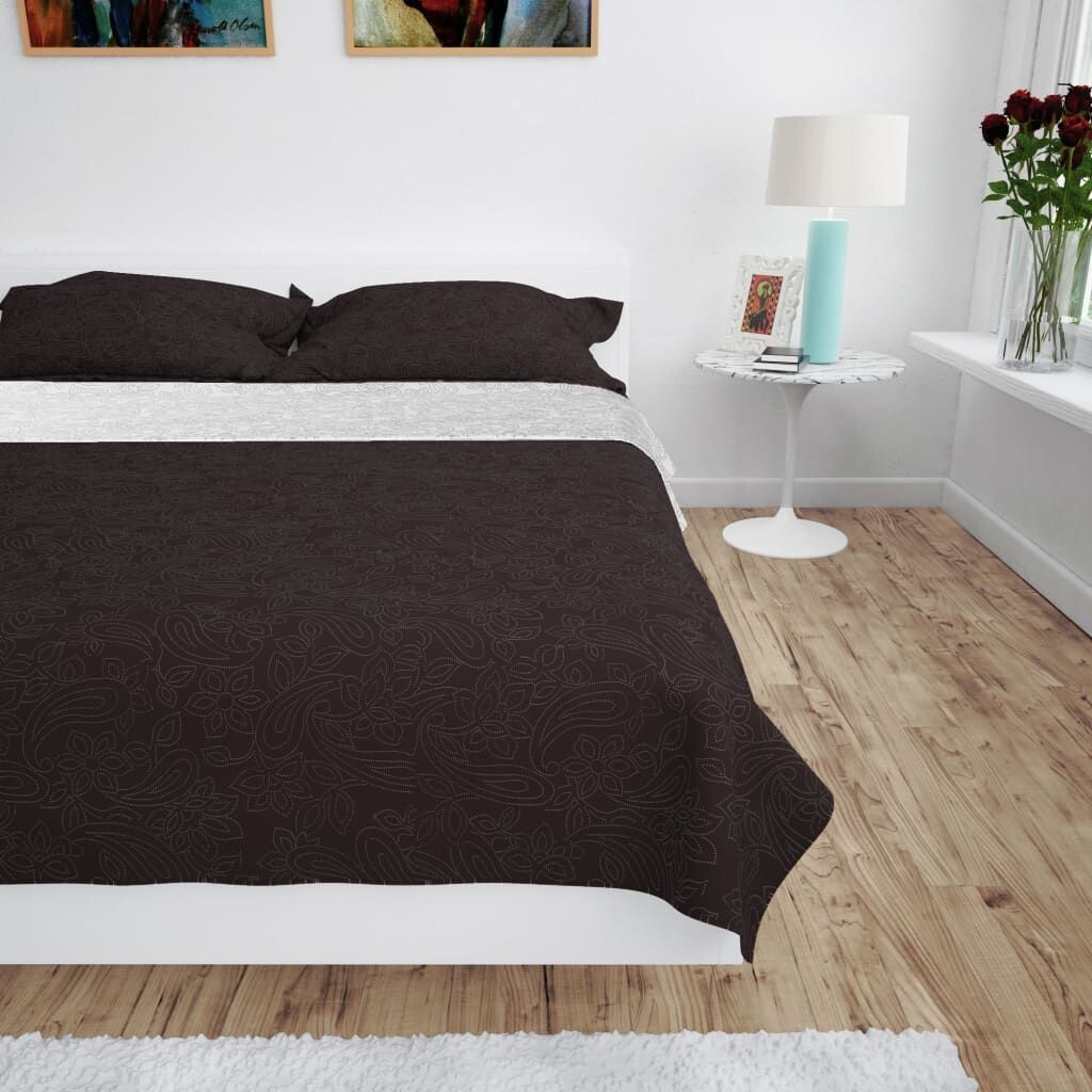 The Living Store Двустороннее стеганое покрывало 170 x 210 см Кремово-коричневый
The Living Store Двустороннее стеганое покрывало 170 x 210 см Кремово-коричневый