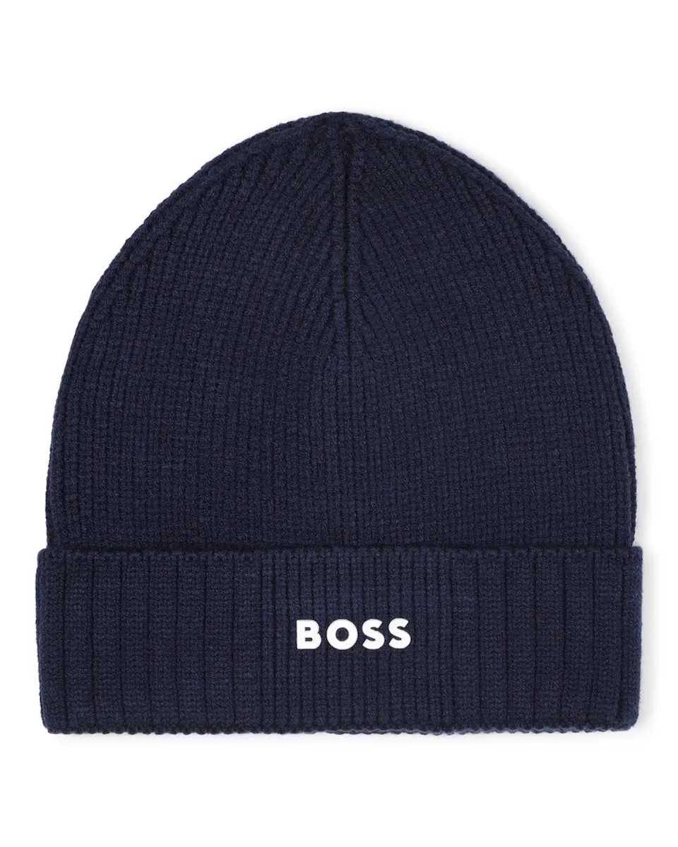 Детская шапка из полиэстера BOSS Kidswear, черный
Детская шапка из полиэстера BOSS Kidswear, черный