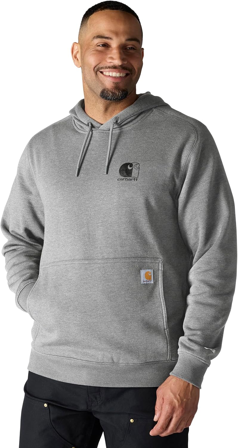 Carhartt мужская толстовка Force Relaxed Fit легкая с логотипом, Asphalt Heather
Carhartt мужская толстовка Force Relaxed Fit легкая с логотипом, Asphalt Heather