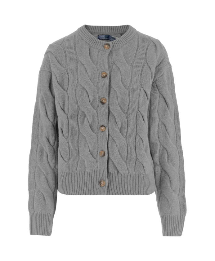 Плетеный кардиган Polo Ralph Lauren, серый
Плетеный кардиган Polo Ralph Lauren, серый