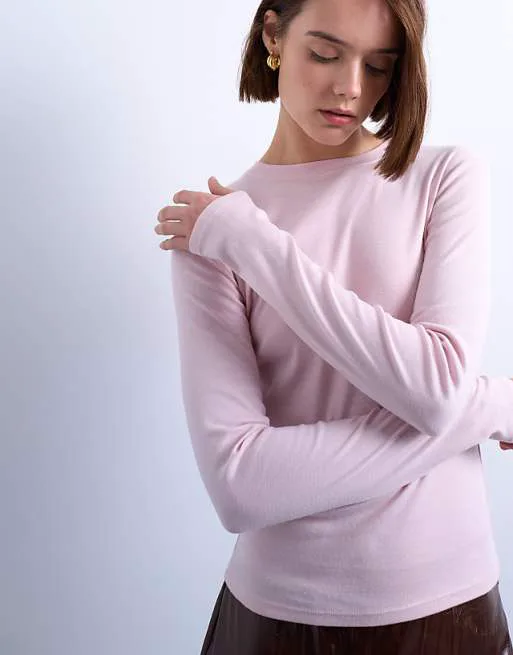 Светло-розовая повседневная футболка с длинными рукавами Topshop, Розовый, Светло-розовая повседневная футболка с длинными рукавами Topshop
Светло-розовая повседневная футболка с длинными рукавами Topshop, Розовый, Светло-розовая повседневная футболка с длинными рукавами Topshop