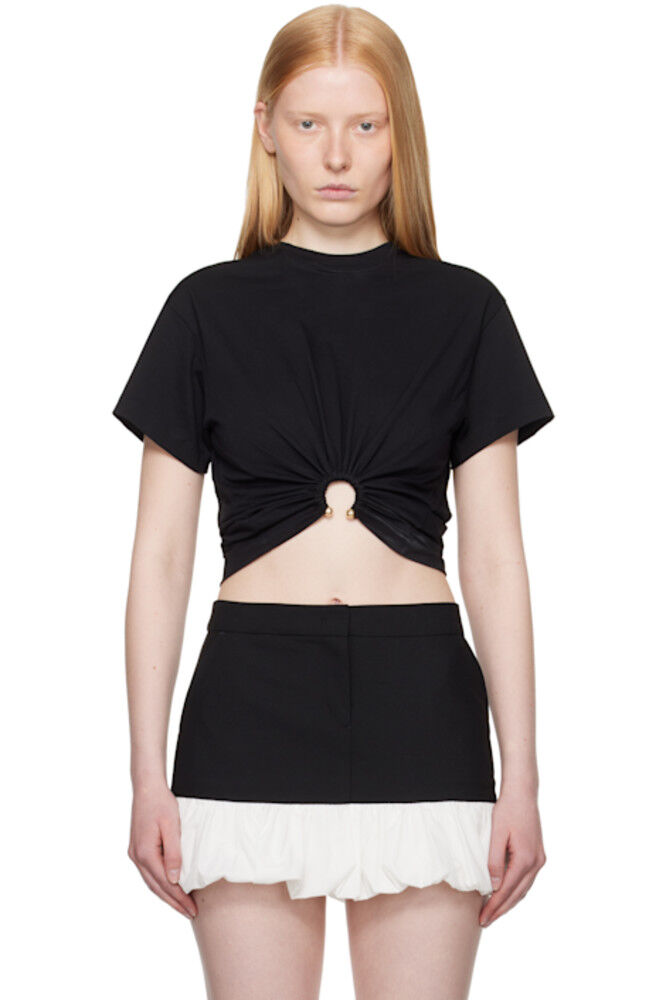 Черная футболка с пирсингом Rabanne, Черный, Черная футболка с пирсингом Rabanne
Черная футболка с пирсингом Rabanne, Черный, Черная футболка с пирсингом Rabanne