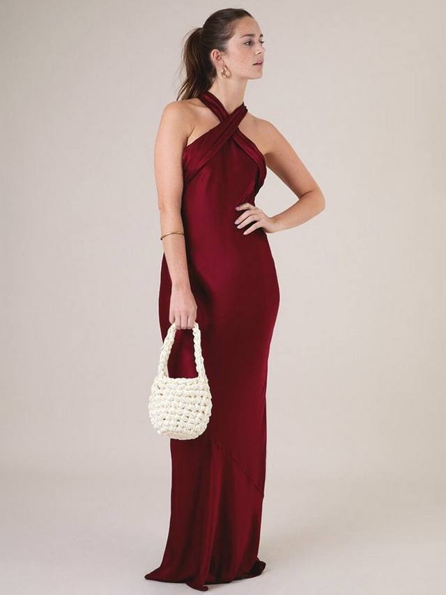 Атласное платье макси с глубоким вырезом roma Rewritten, цвет Chianti
Атласное платье макси с глубоким вырезом roma Rewritten, цвет Chianti