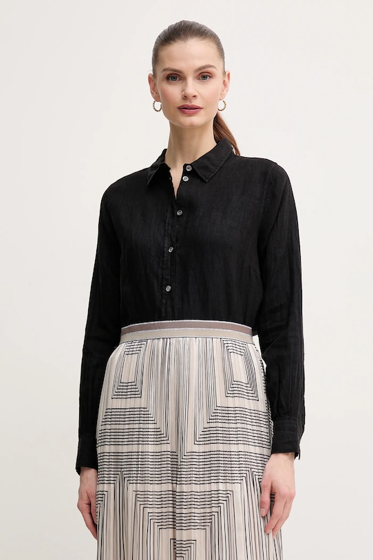 Льняная рубашка Mos Mosh, черный
Льняная рубашка Mos Mosh, черный