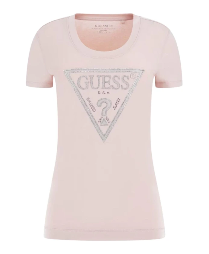 Светло-Розовая футболка с короткими рукавами Guess, розовый
Светло-Розовая футболка с короткими рукавами Guess, розовый