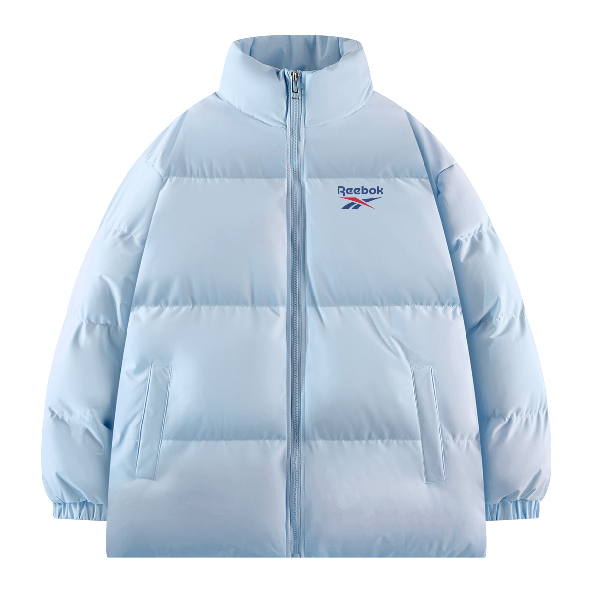 Пуховики Unisex с воротником стойкой, умеренная длина Reebok, sky синий
Пуховики Unisex с воротником стойкой, умеренная длина Reebok, sky синий