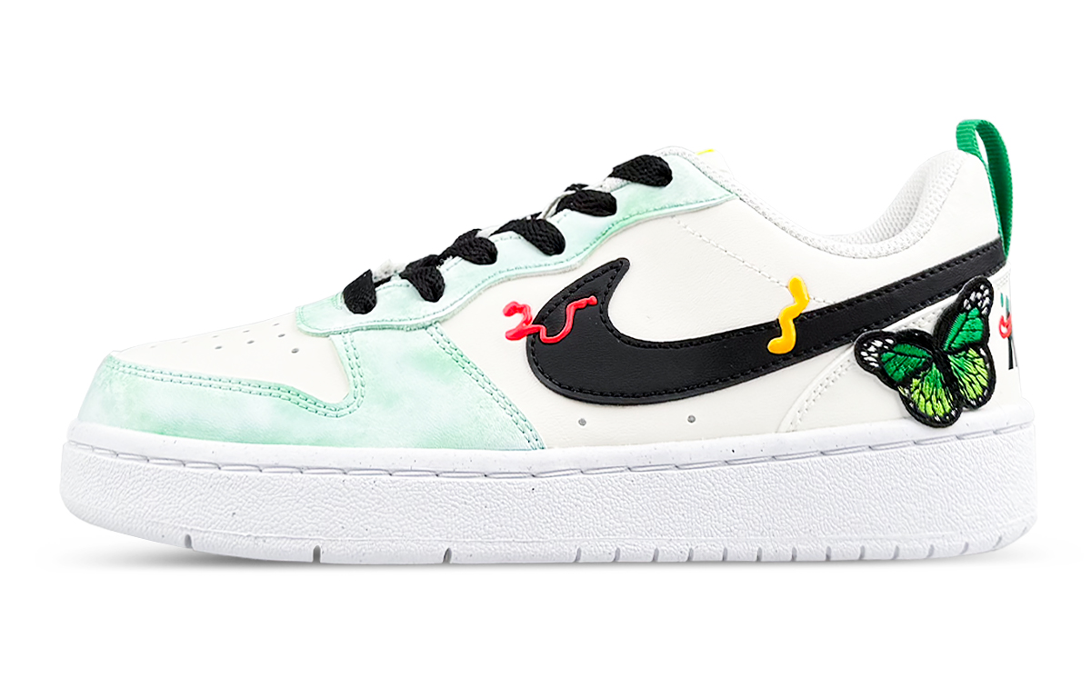 Детские, подростковые, противоскользящие, износостойкие, низкие кроссовки для скейтбординга Court Borough Nike, белый/зеленый
Детские, подростковые, противоскользящие, износостойкие, низкие кроссовки для скейтбординга Court Borough Nike, белый/зеленый