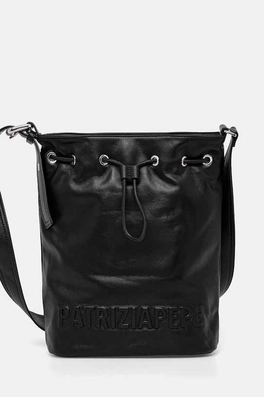 Кожаная сумка Patrizia Pepe, черный
Кожаная сумка Patrizia Pepe, черный