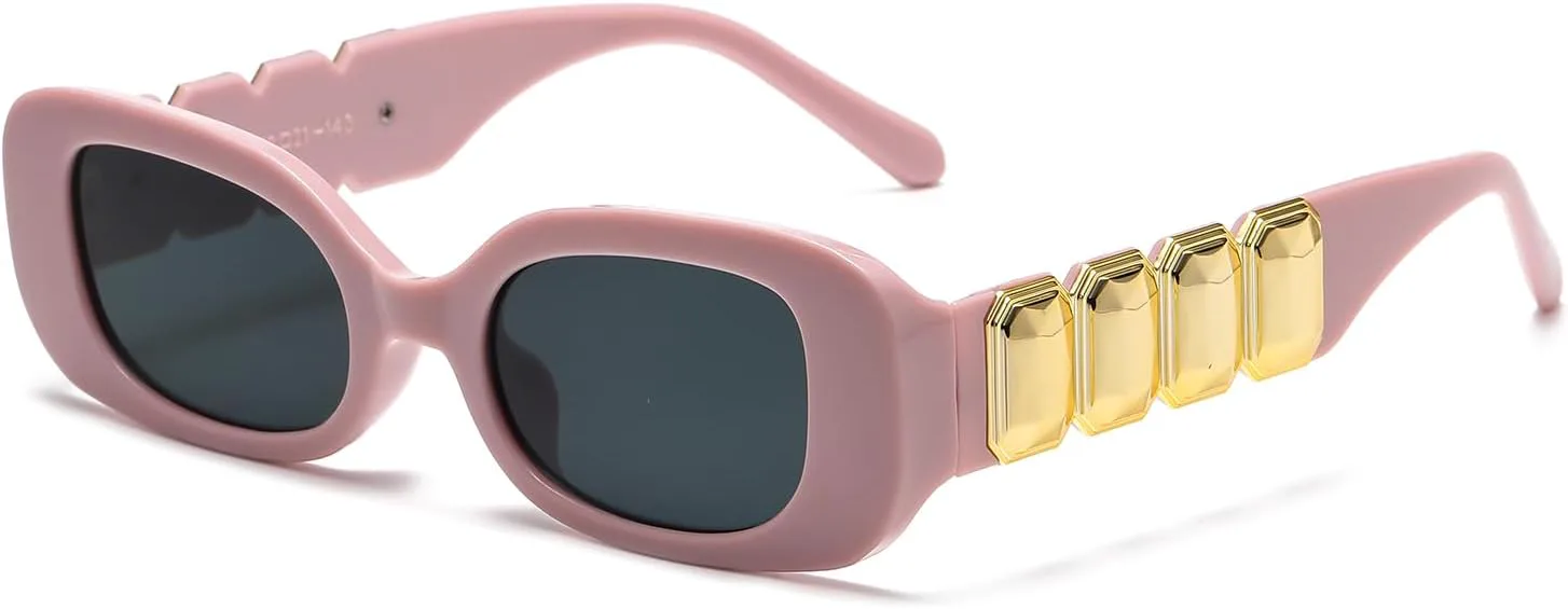 LJCZKA Модные прямоугольные солнцезащитные очки для женщин и мужчин в стиле ретро 90-х, квадратные, винтажные, классические, массивные, в стиле Y2K, Pinkblack
LJCZKA Модные прямоугольные солнцезащитные очки для женщин и мужчин в стиле ретро 90-х, квадратные, винтажные, классические, массивные, в стиле Y2K, Pinkblack