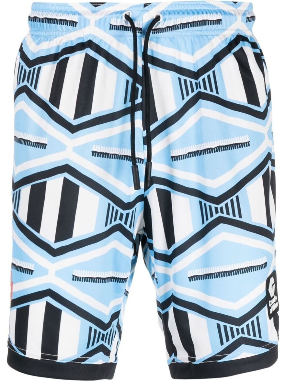 Marcelo Burlon County of Milan спортивные шорты с кулиской и узором, синий
Marcelo Burlon County of Milan спортивные шорты с кулиской и узором, синий