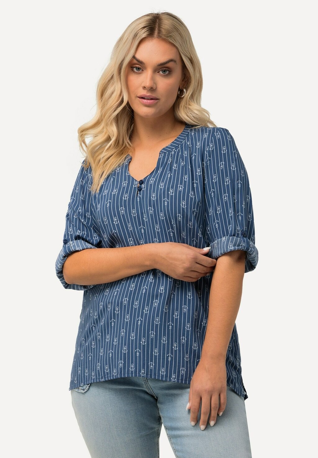 Блуза NOTCH NECK Ulla Popken, темно-синий
Блуза NOTCH NECK Ulla Popken, темно-синий