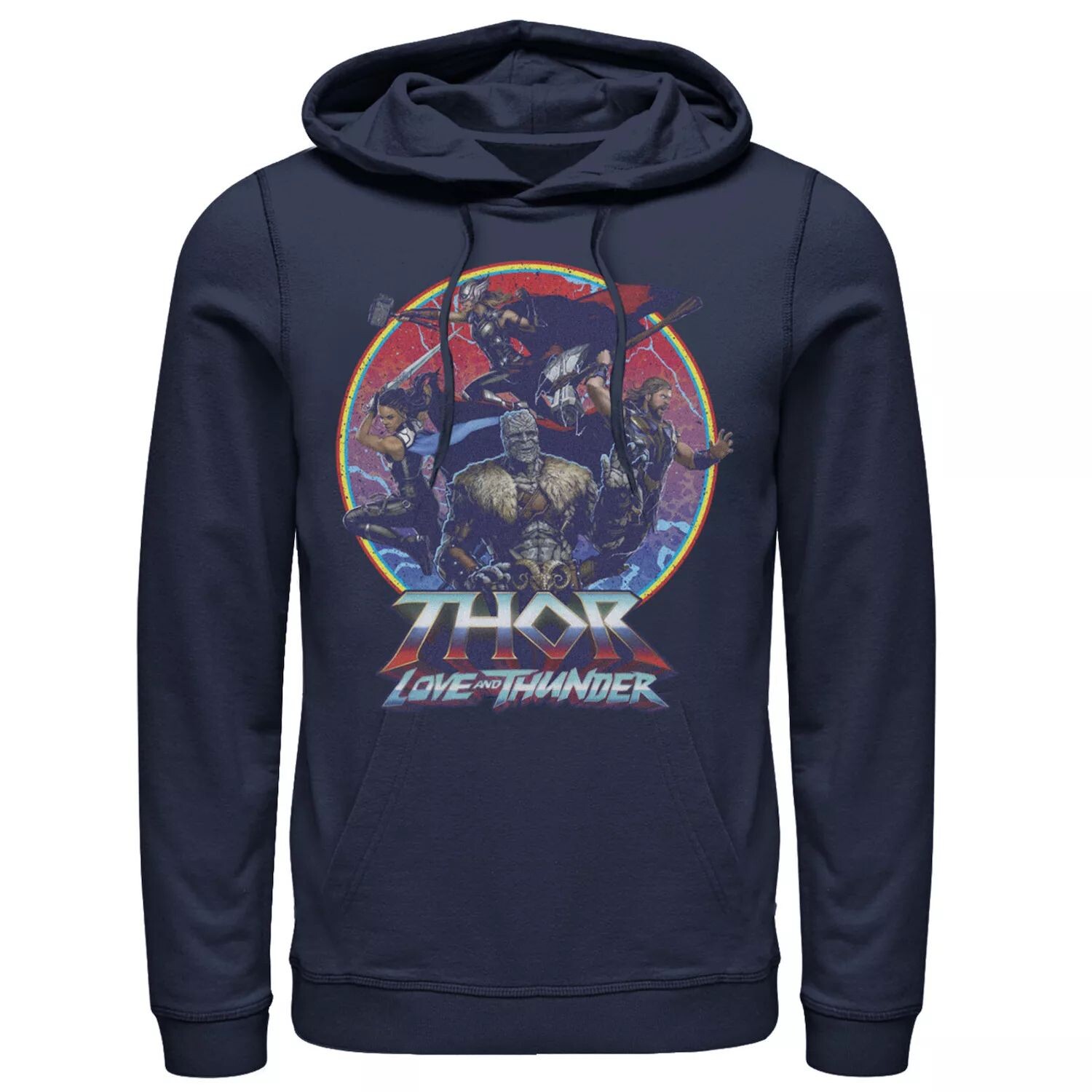 Мужская толстовка с капюшоном Marvel Thor Love and Thunder Groupshot Licensed Character
Мужская толстовка с капюшоном Marvel Thor Love and Thunder Groupshot Licensed Character