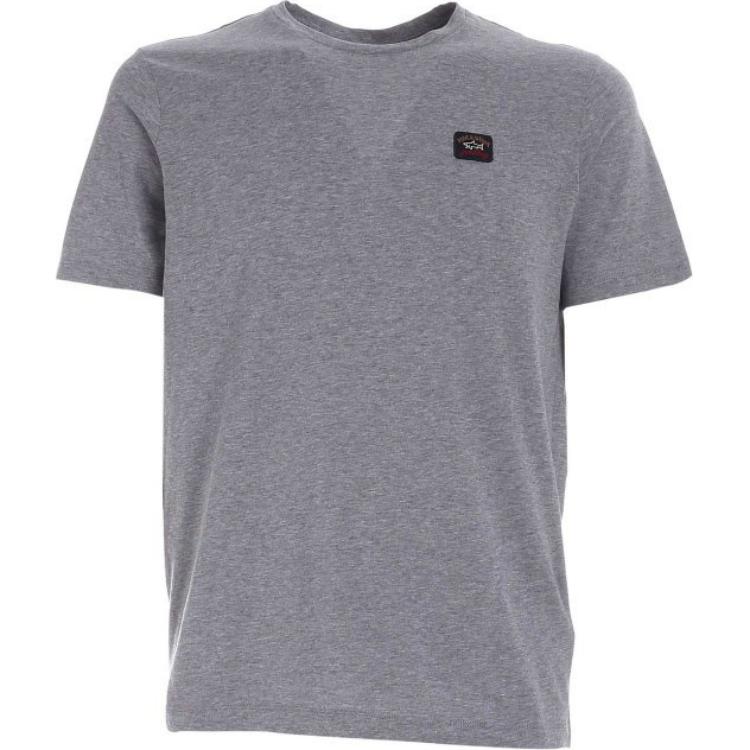 Футболка с круглым вырезом Paul & Shark, серая
Футболка с круглым вырезом Paul & Shark, серая