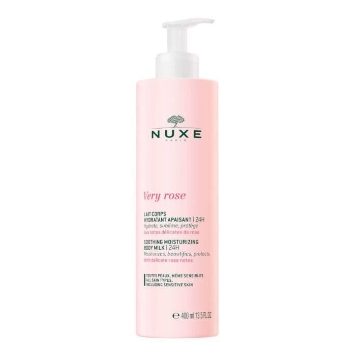 Nuxe, Very Rose, увлажняющее молочко для тела, 400 мл 
Nuxe, Very Rose, увлажняющее молочко для тела, 400 мл