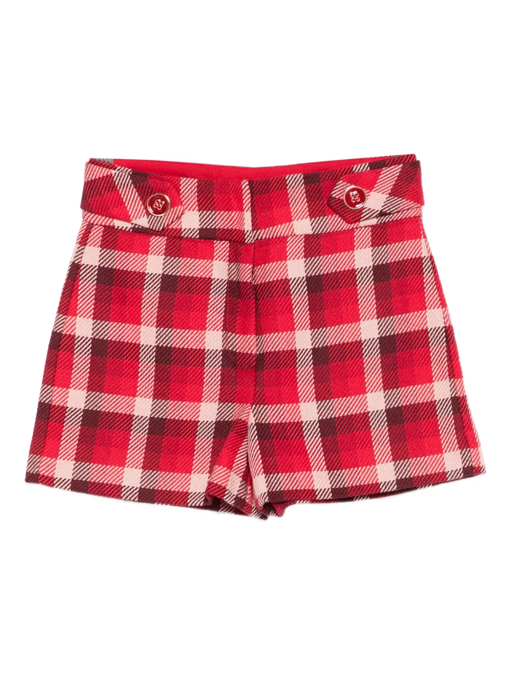Клетчатые шорты на пуговицах Abel & Lula, красный
Клетчатые шорты на пуговицах Abel & Lula, красный
