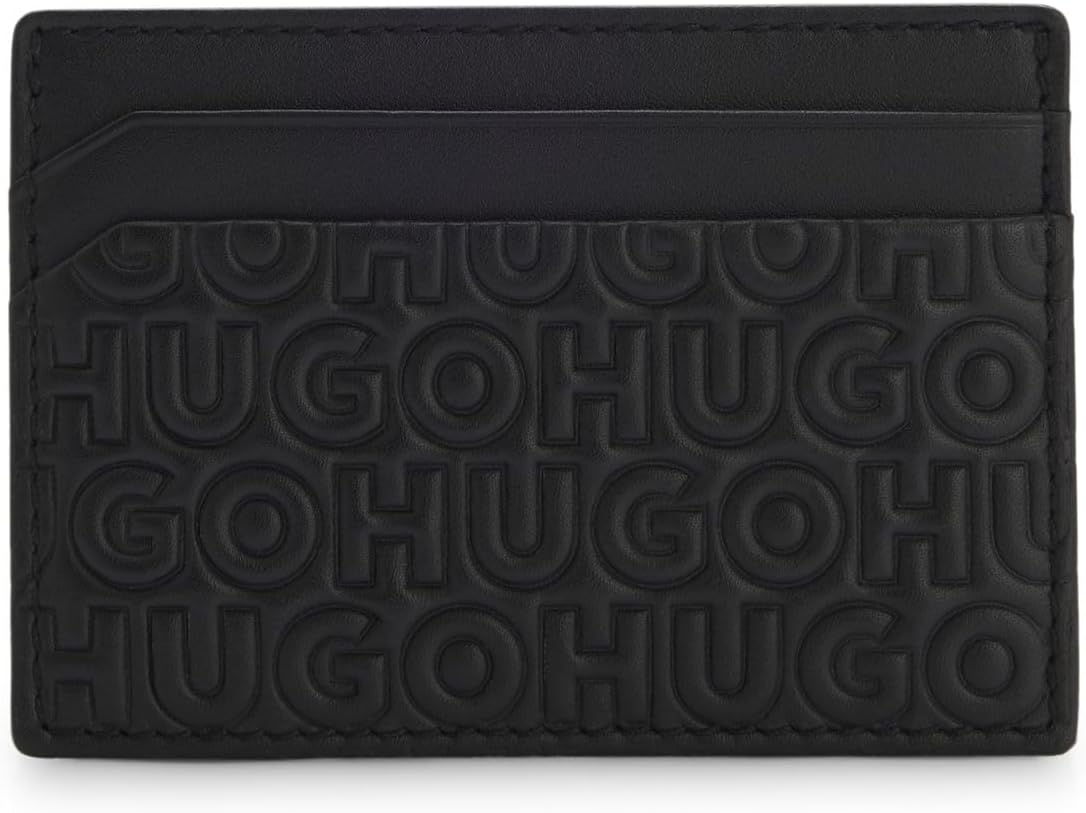 HUGO Мужской кожаный картхолдер Ethon, черный, One Size
HUGO Мужской кожаный картхолдер Ethon, черный, One Size