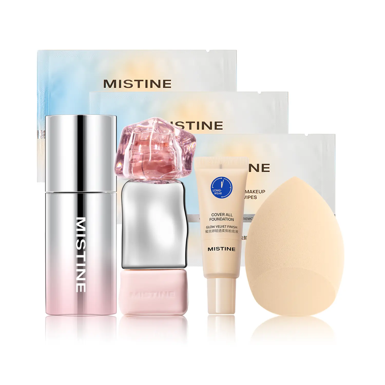 Жидкая помада-румяна наборы макияжа легко растушевывается шиммер натуральный стойкий блеск чистый цвет лица Mistine
Жидкая помада-румяна наборы макияжа легко растушевывается шиммер натуральный стойкий блеск чистый цвет лица Mistine