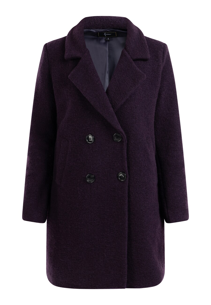 Пальто межсезонное faina, баклажановый
Пальто межсезонное faina, баклажановый