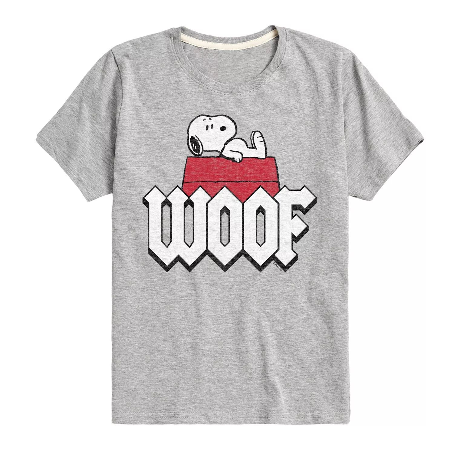 Футболка с рисунком Peanuts Woof Snoopy для мальчиков 8–20 лет Licensed Character, серый
Футболка с рисунком Peanuts Woof Snoopy для мальчиков 8–20 лет Licensed Character, серый