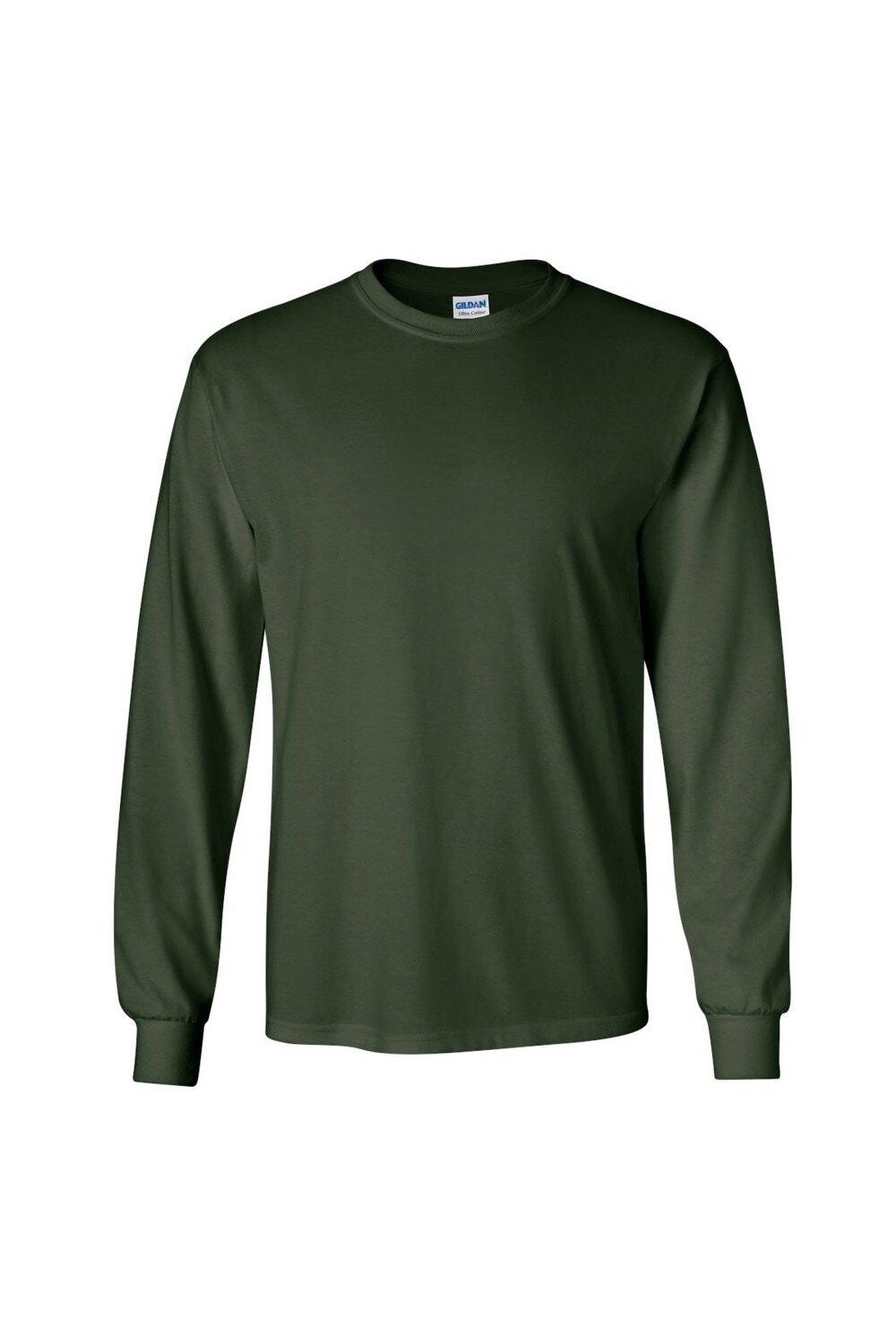 Простая футболка с длинным рукавом из ультрахлопка с круглым вырезом Gildan, зеленый
Простая футболка с длинным рукавом из ультрахлопка с круглым вырезом Gildan, зеленый