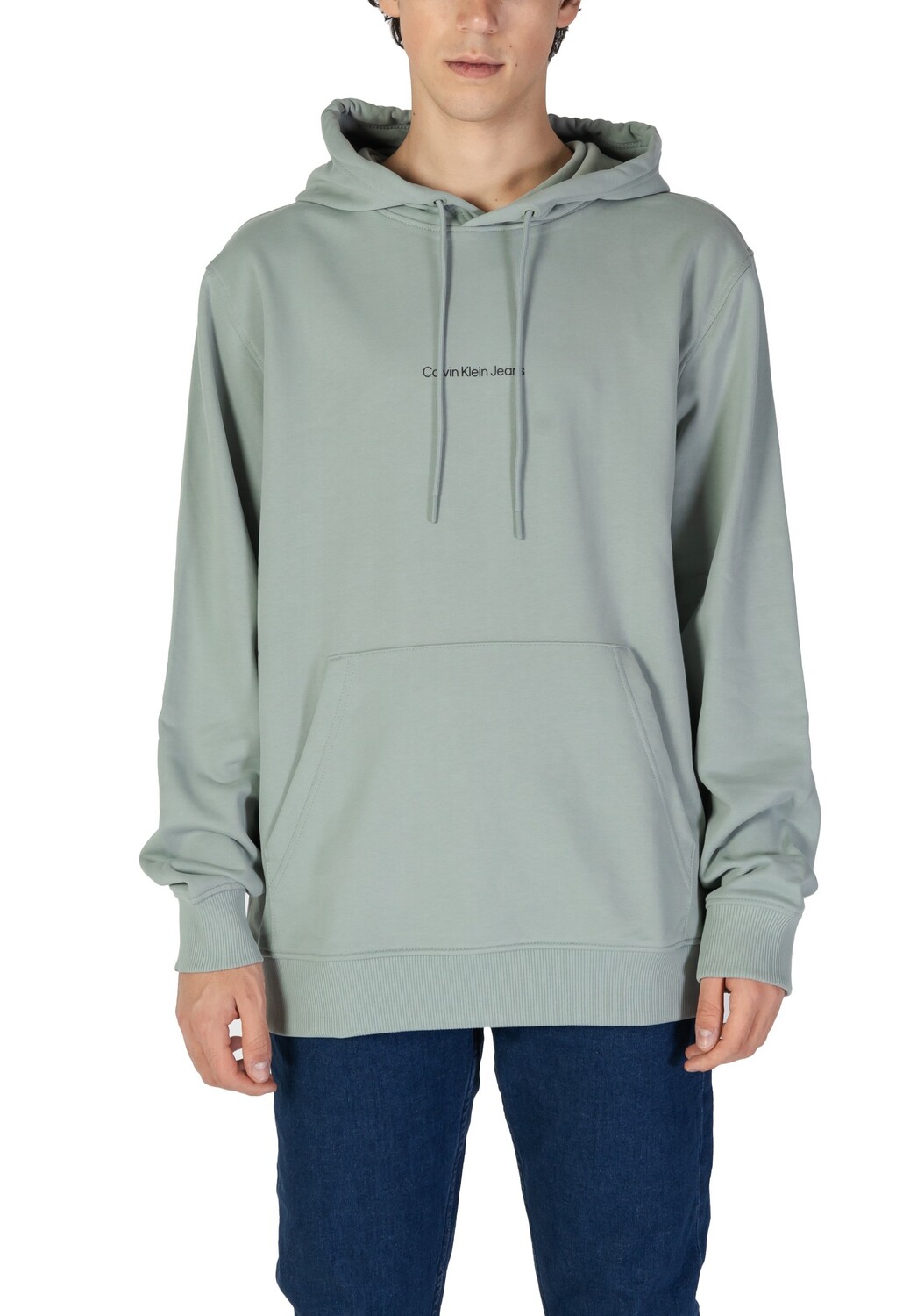 Толстовка мужская Calvin Klein Jeans с капюшоном и карманом, светло-зеленый 
Толстовка мужская Calvin Klein Jeans с капюшоном и карманом, светло-зеленый