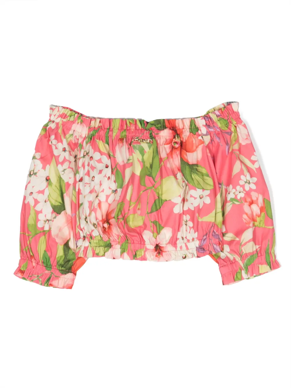 Топ с открытыми плечами и цветочным принтом Twinset Kids, розовый
Топ с открытыми плечами и цветочным принтом Twinset Kids, розовый