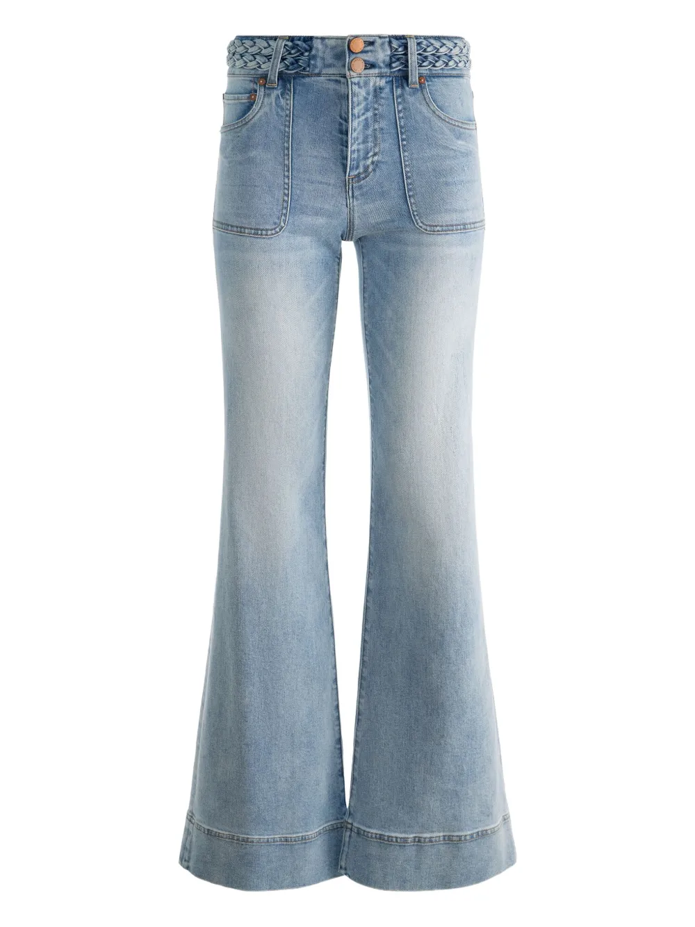 Джинсы с плетеным поясом Alice + Olivia, синий
Джинсы с плетеным поясом Alice + Olivia, синий