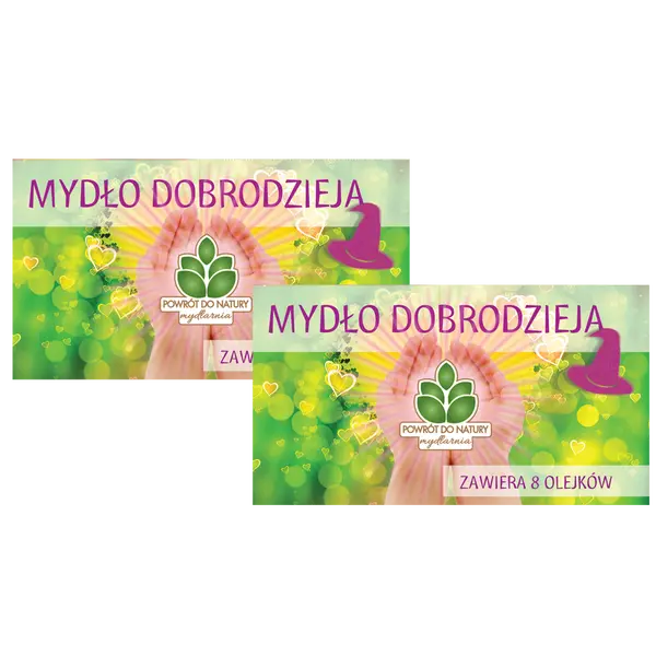100% натуральное мыло-бенефактор на растительной основе с восемью маслами, 2 шт. Powrót Do Natury
100% натуральное мыло-бенефактор на растительной основе с восемью маслами, 2 шт. Powrót Do Natury