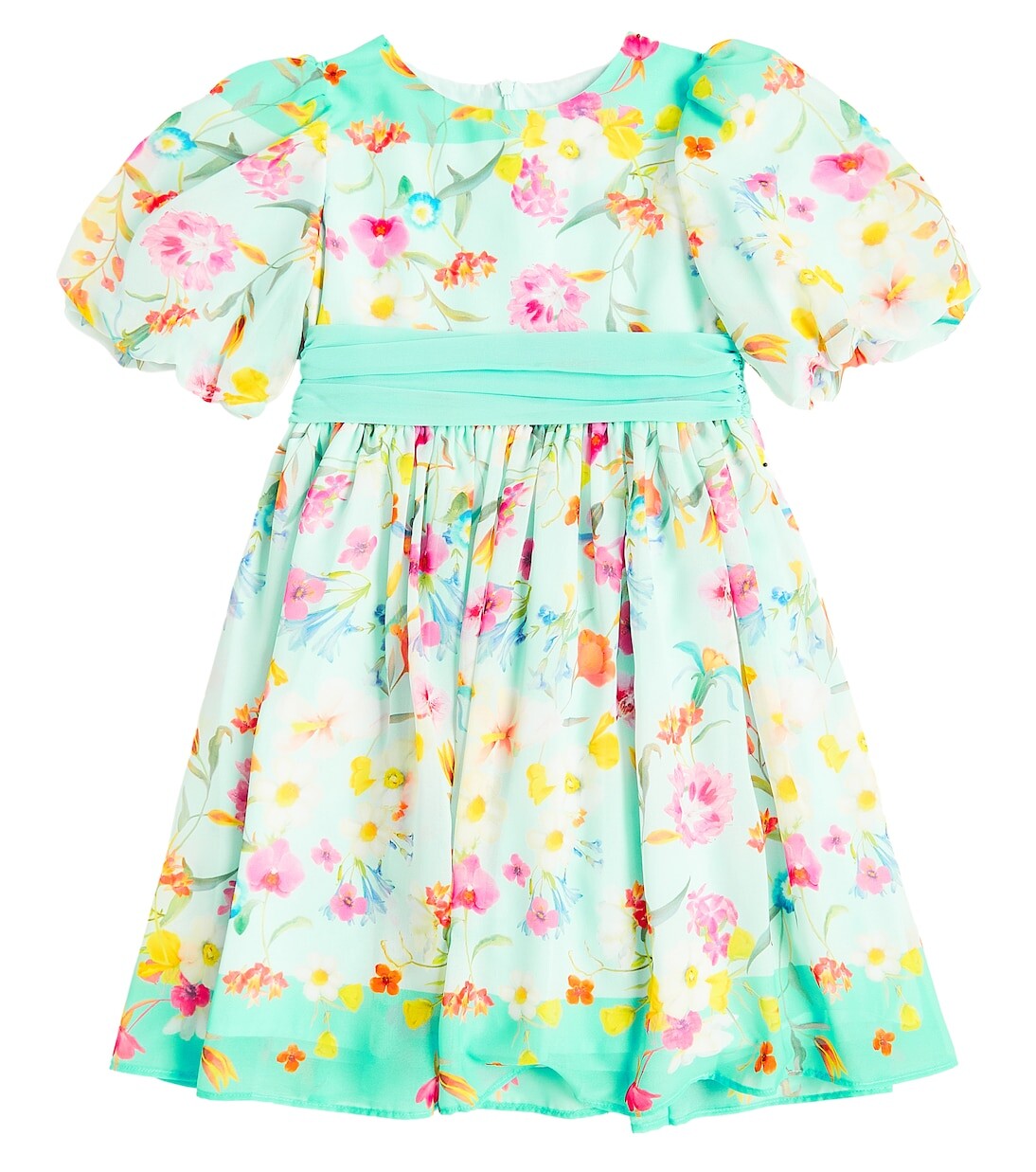 Платье с объемными рукавами и цветочным принтом Patachou, зеленый
Платье с объемными рукавами и цветочным принтом Patachou, зеленый