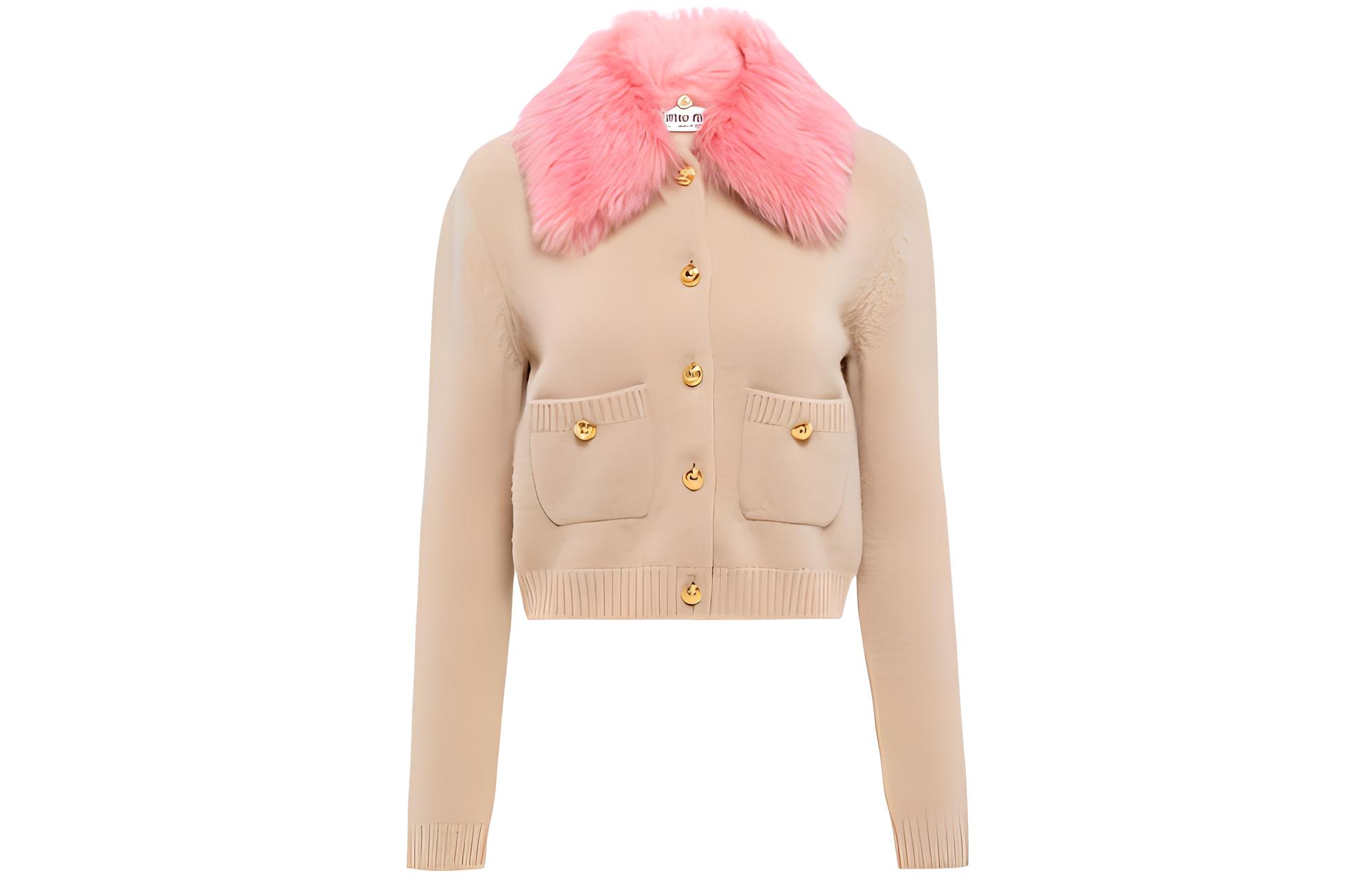 FW22 Вязаный свитер Women's Milk Tea MIU MIU, milk tea
FW22 Вязаный свитер Women's Milk Tea MIU MIU, milk tea