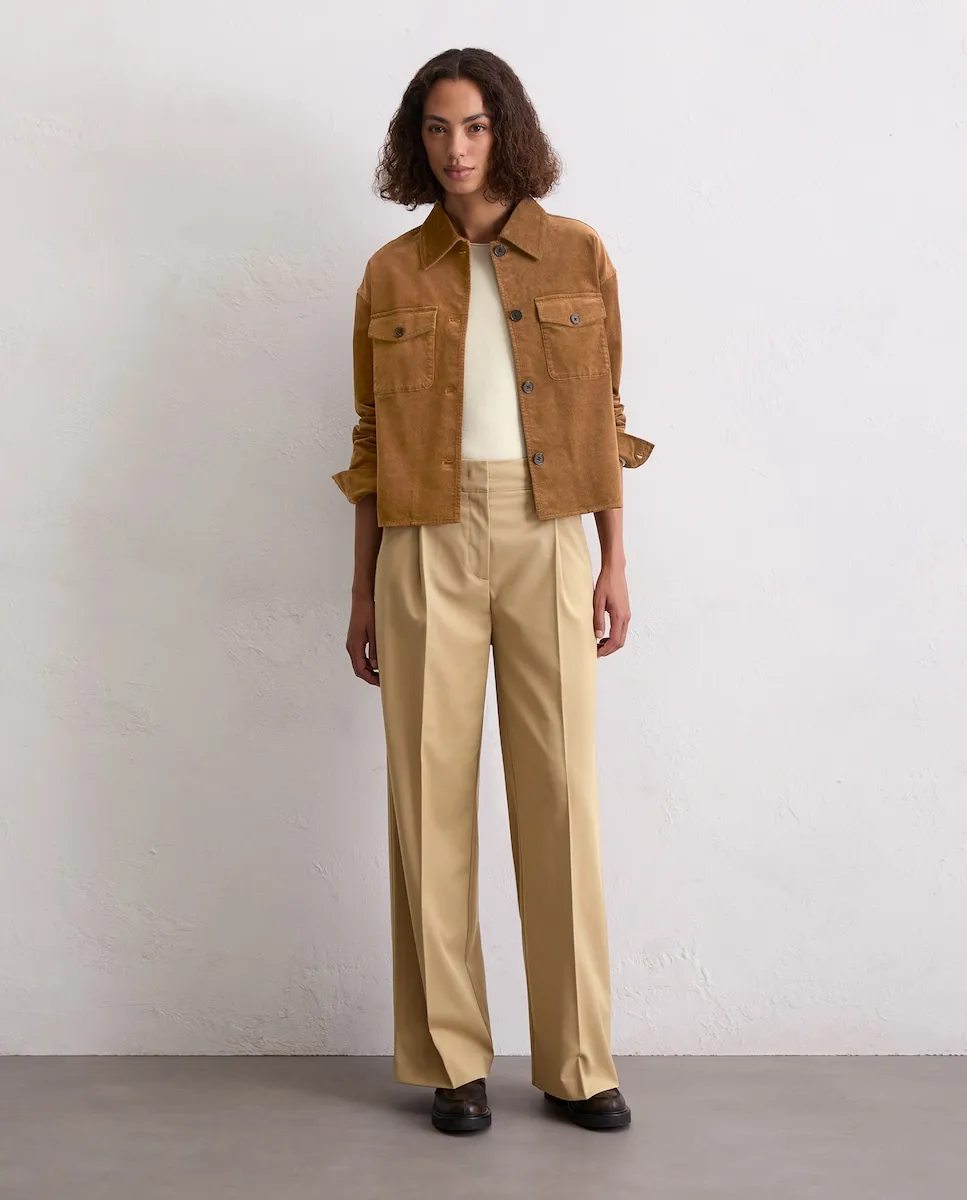 Женские брюки с широкими штанинами из шерстяного твила MARC O'POLO, бежевый
Женские брюки с широкими штанинами из шерстяного твила MARC O'POLO, бежевый