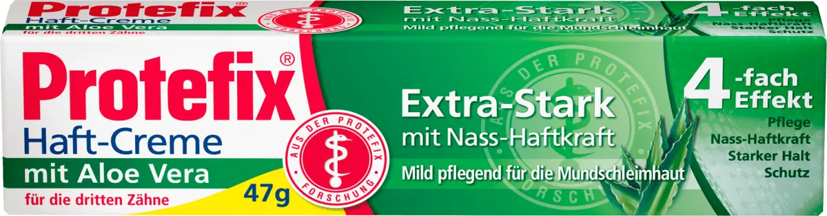 Клей-крем с алоэ вера экстрасильный 47г. Protefix
Клей-крем с алоэ вера экстрасильный 47г. Protefix