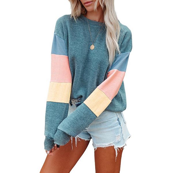 Женский свитшот с длинным рукавом и цветными блоками Yesfashion, Blue, Серый, Женский свитшот с длинным рукавом и цветными блоками Yesfashion, Blue
Женский свитшот с длинным рукавом и цветными блоками Yesfashion, Blue, Серый, Женский свитшот с длинным рукавом и цветными блоками Yesfashion, Blue