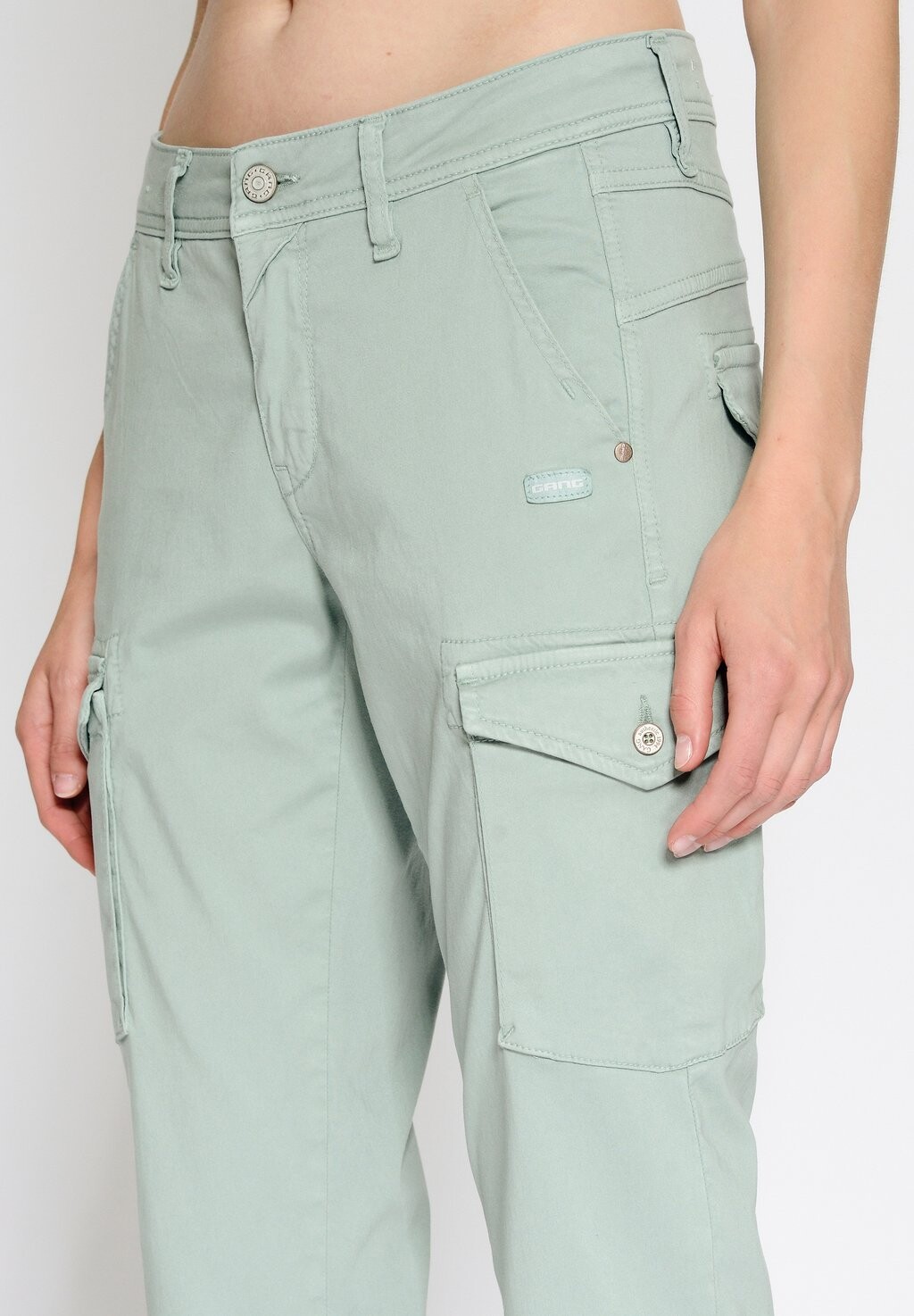 Джинсы зауженного кроя AMELIE-POWER Gang, зеленый 
Джинсы зауженного кроя AMELIE-POWER Gang, зеленый