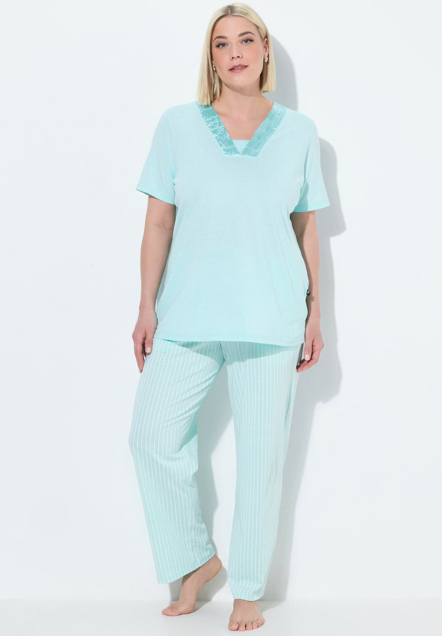 Пижамный комплект Ulla Popken SET, Light Mint Green/Mint
Пижамный комплект Ulla Popken SET, Light Mint Green/Mint