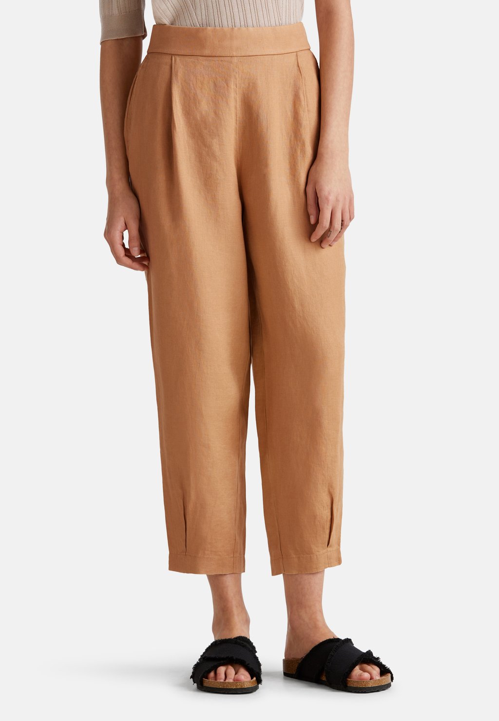 Брюки United Colors of Benetton, коричневый 
Брюки United Colors of Benetton, коричневый