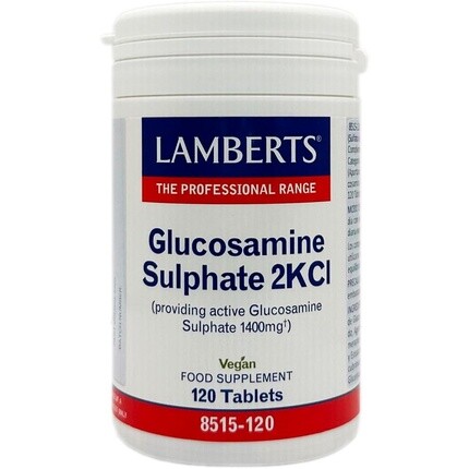 Lamberts веганский глюкозамина сульфат 120 таблеток 
Lamberts веганский глюкозамина сульфат 120 таблеток
